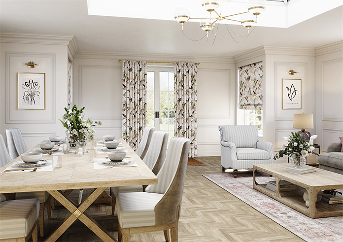 Flyway, Blush - Made to Measure Curtains - Image 7
